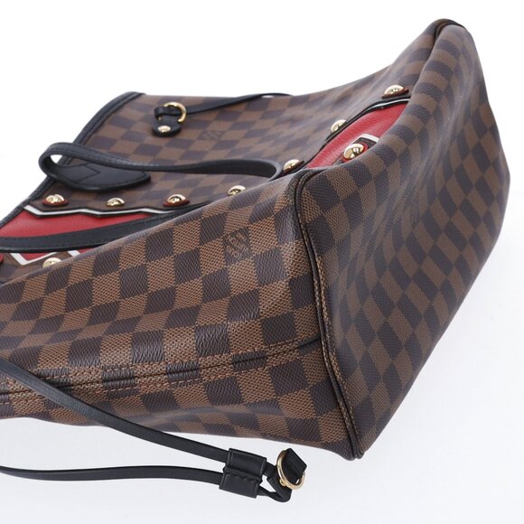 Louis Vuitton Neverfull MM Damier Ebene Karakoram Red Limited Edition - Picture 7 of 8